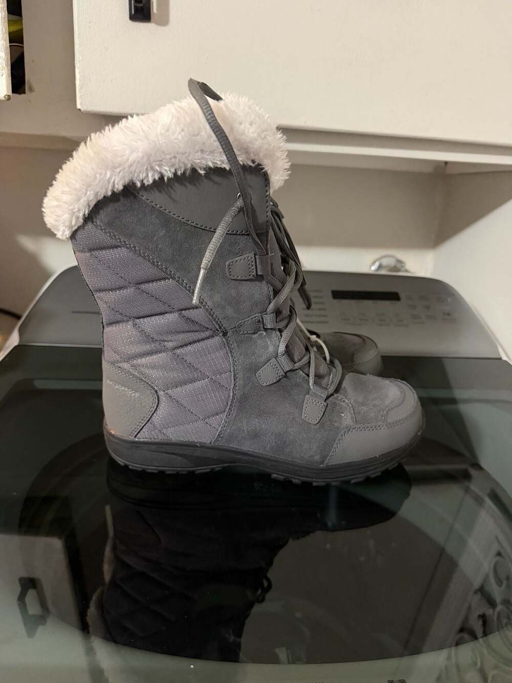Columbia Ice Maiden II Winter Boots Gray Size 8